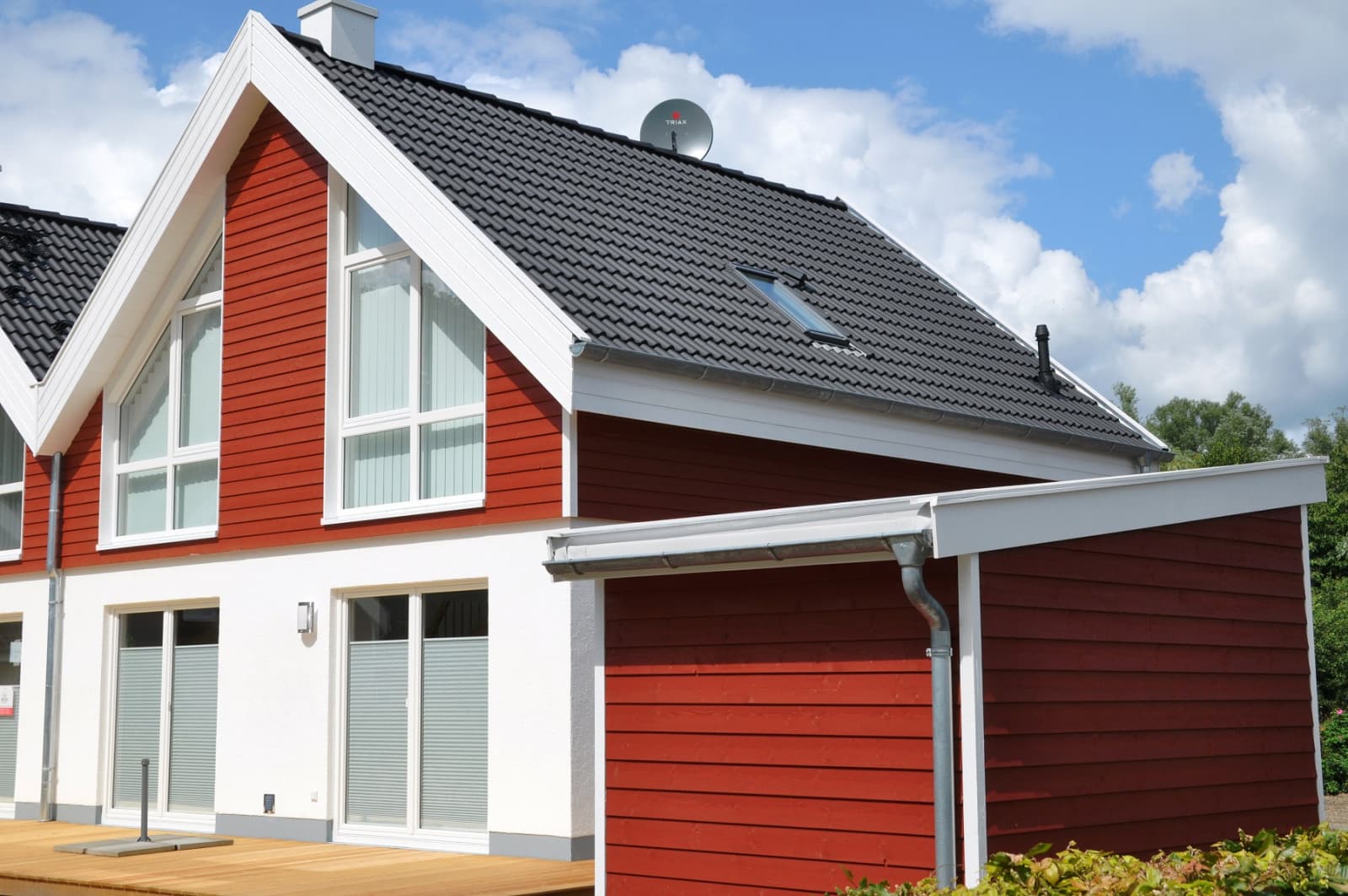 Ferienhaus Vechtestübchen mit Holzterrasse